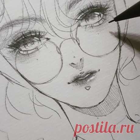 Nothing special
Tiring day :)
#pencil #illustration