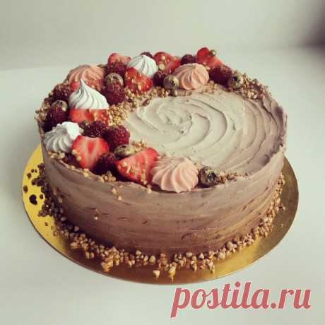 Торт без мастики для маленькой девочки