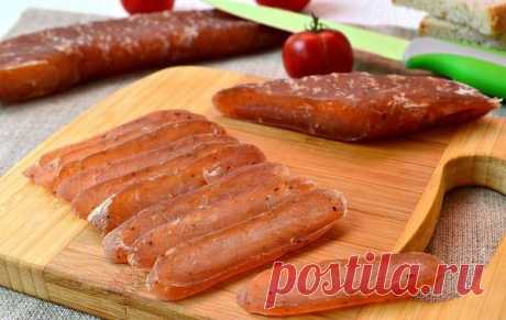 Сыровяленая колбаса из курицы | Наша кухня - рецепты на любой вкус!