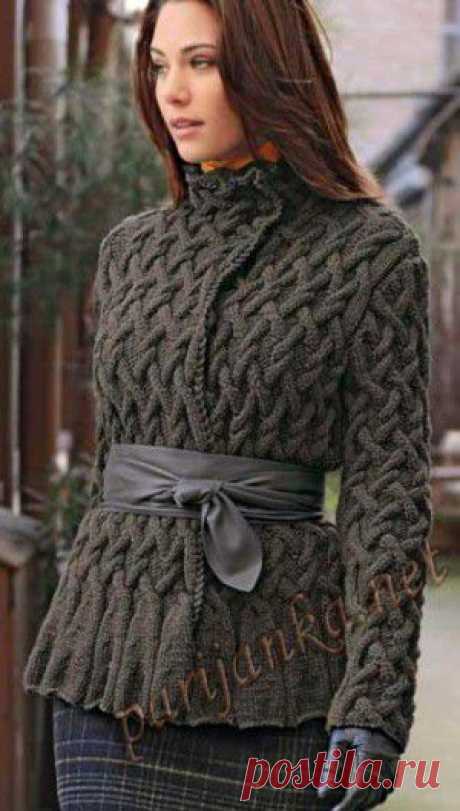 Элегантность и благородство. Вязаная курточка &quot;Парижанка&quot;