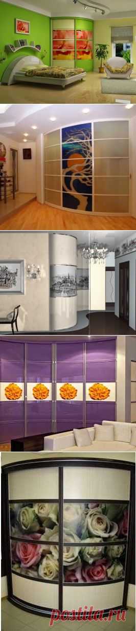 Радиусные шкафы-купе с фотопечатью :: Шкаф-купе – это одно из самых замечательных изобретений за последнее столетие. Благодаря ему у человечества появилась возможность окончательно решить проблему с хранением вещей. Внутри конструкции, как правило, предусматриваются полки для хранения домашней одежды, обуви, постельного белья, пылесоса и многого другого.