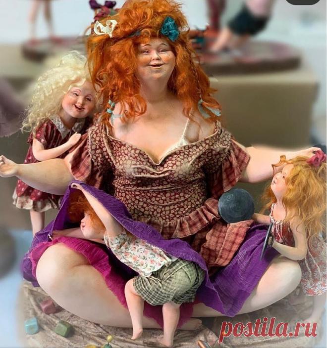 Восхитительные авторские куклы мастера 