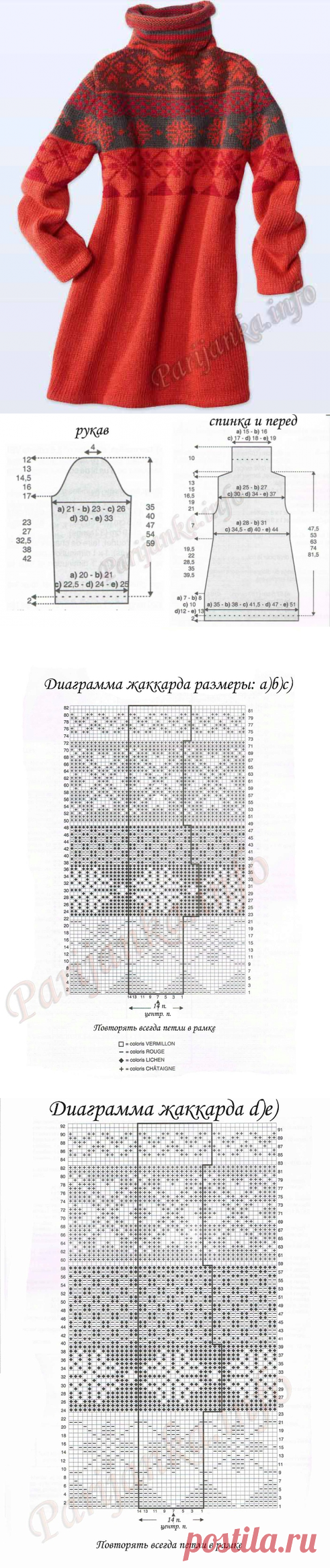 Платье (д) 12*81 Phildar