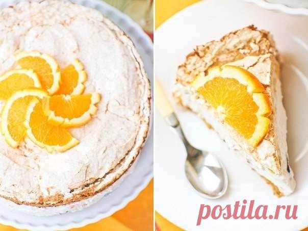 Как приготовить творожный торт с безе и фруктами - рецепт, ингредиенты и фотографии