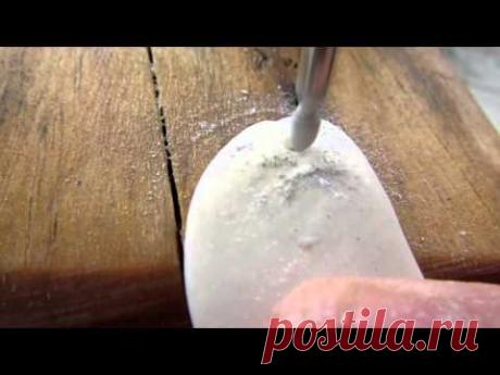 Como hacer un agujero a una concha - YouTube