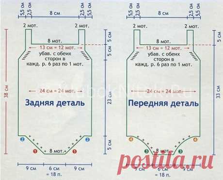 Платье - боди крючком