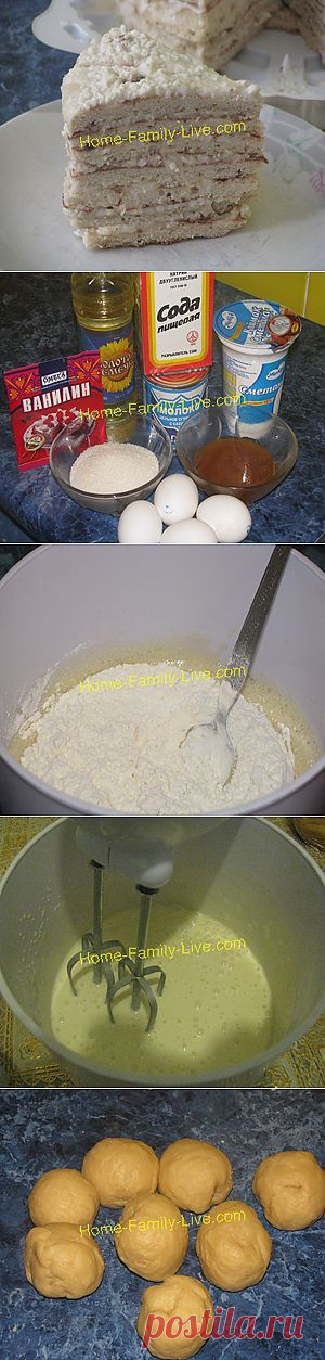 Кулинарные рецепты Торт на сковороде &raquo; Кулинарные рецепты