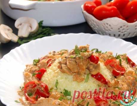 Курица аля крем по-гречески – кулинарный рецепт