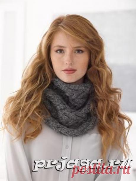 Шарф и палантин спицами или крючком