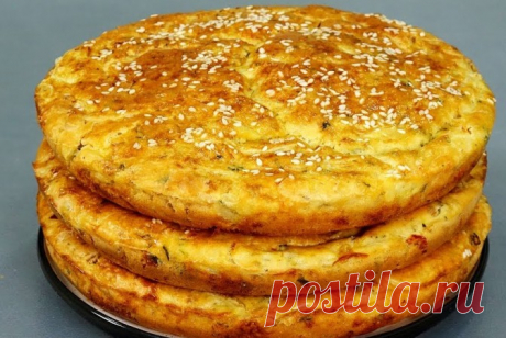 Потрясающе вкусные лепешки, (луковый пирог)!
