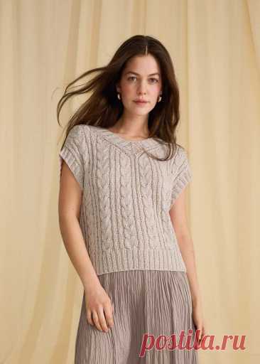 Топ cotton silk
