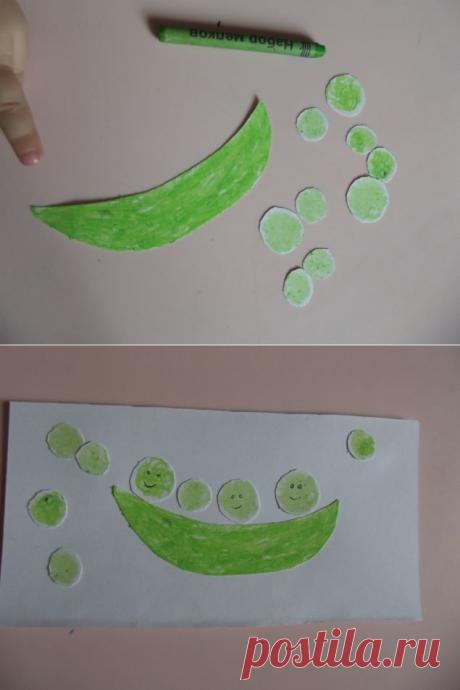 Горошинки . - Поделки с детьми | Деткиподелки