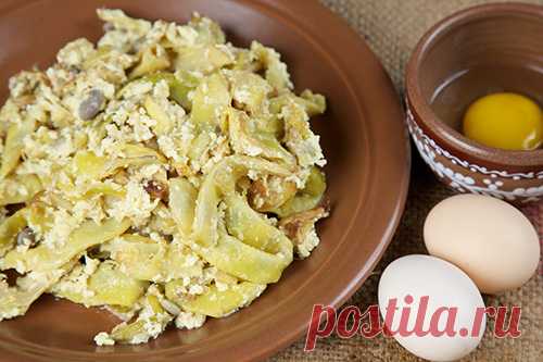 Фасоль стручковая с яйцами - Блюда из овощей