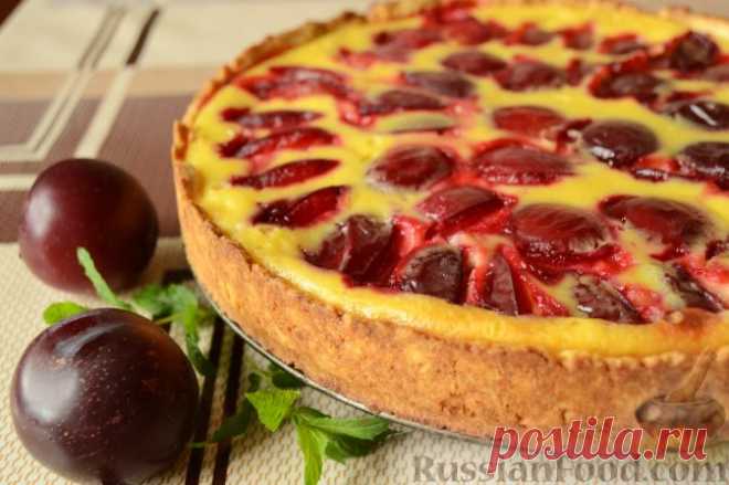 Рецепт: Сливовый тарт на RussianFood.com