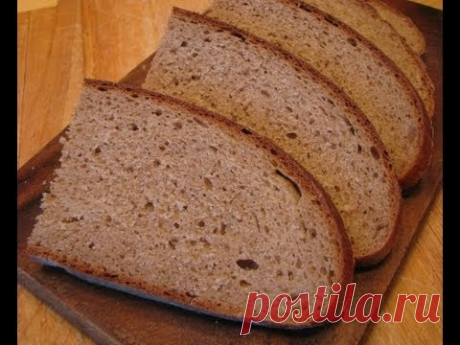 Черный круглый хлеб "Столичный"