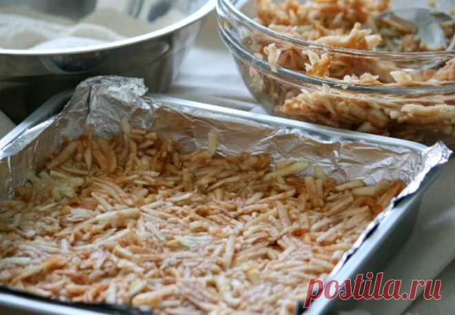Постный насыпной пирог с яблоками