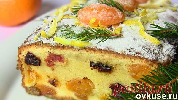 Рождественский кекс с мандаринами - Простые рецепты Овкусе.ру