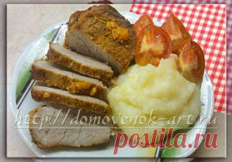 Домашняя буженина в рукаве для запекания. Рецепт