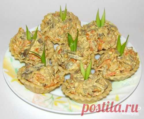 Салат с печенью и морковью - пошаговый кулинарный рецепт на Повар.ру