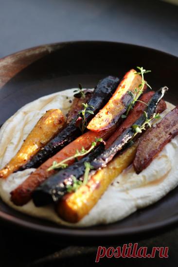 Медовая морковь с мягким сливочным сыром — Mint & Rosemary