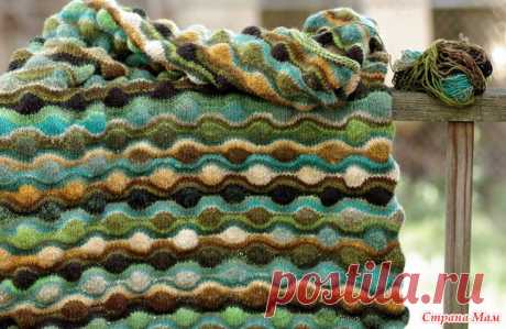 Плед Lizard Ridge Плед взят отсюда https://www.ravelry.com/  Описание:  Плед Lizard Ridge: Связан из Noro Kureyon (20 мотков). 50 граммов, длина нити 100 метров