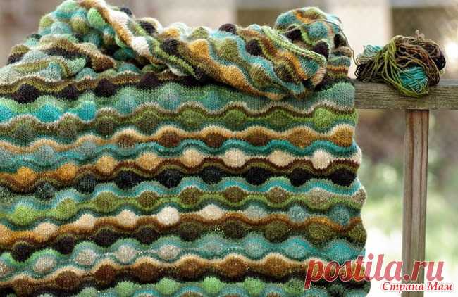 Плед Lizard Ridge Плед взят отсюда http://www.ravelry.com/  Описание:  Плед Lizard Ridge: Связан из Noro Kureyon (20 мотков). 50 граммов, длина нити 100 метров