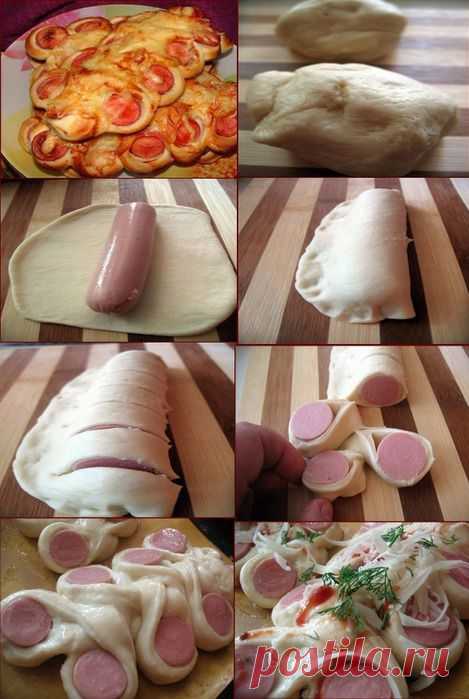 БУЛОЧКИ "ГУСЕНИЧКИ".