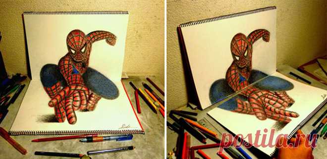 Карандашные 3D рисунки