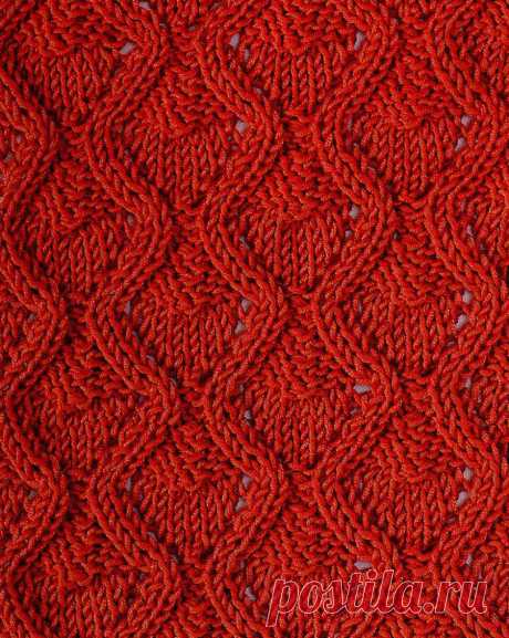 Ажурные узоры спицами, Ажурный узор спицами 79