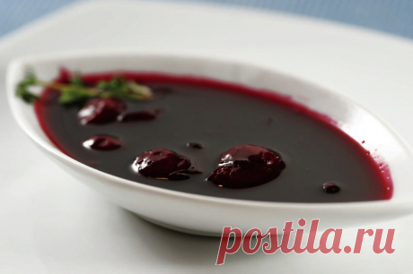 ВИШНЕВЫЙ СОУС - РЕЦЕПТ ДЛЯ МЯСНЫХ БЛЮД