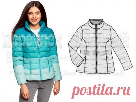 Выкройка женской куртки из стежки - Переулок швейный