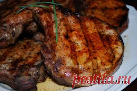 Свиные Отбивные с сухим маринадом на гриле или сковороде - Cooking Palette » Cooking Palette