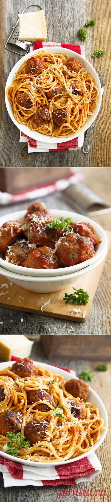 Рецепт идеальной пасты с мясными шариками! | Четыре вкуса