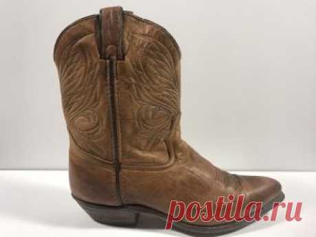WOMENS CODE WEST SIZE 9M BROWN LEATHER WESTERN COWBOY MAD DOG ROPER BOOTS-567 | eBay