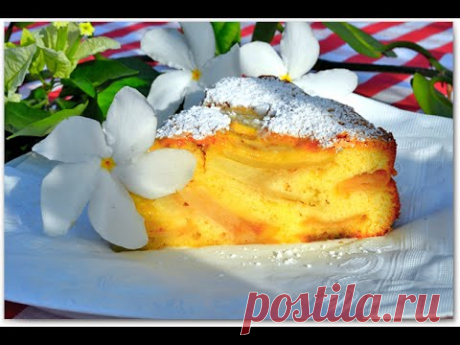 Шарлотка-яблочное блаженство - YouTube | Много разных рецептов шарлотки было мною перепробовано, и почему то ни один испробованный рецепт не хотелось готовить второй раз, но вот недавно, совершенно неожиданно, наткнулся на самый простой рецепт шарлотки в мире!