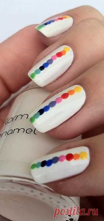 27 фото дизайн ногтей точками с помощью дотса