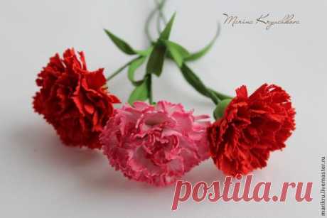 Гвоздики из фоамирана — Сделай сам, идеи для творчества - DIY Ideas