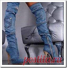 Старые джинсы.Выбросить нельзя,переделать!Часть 2..