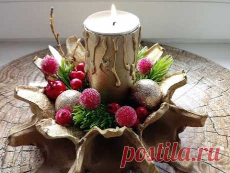 Niesamowite rękodzieło DIY na Boże Narodzenie!🎄 ŚWIĄTECZNA DEKORACJA Z RECYKLINGU DIY!