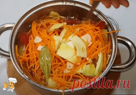 Хрустящая и ароматная капуста по-корейски - Клуб поваров