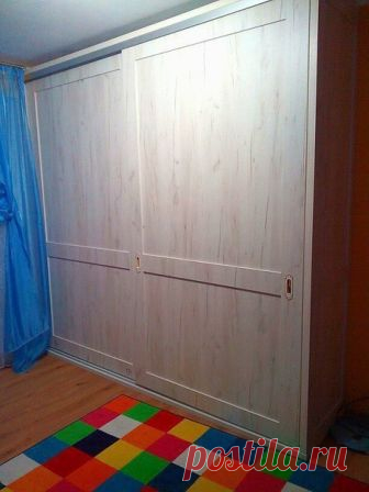 Запись на стене Сделал себе шкаф
