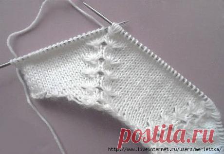 Вязание кофты-реглан сверху без швов