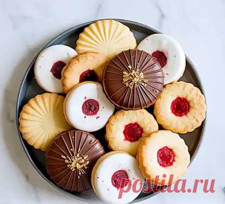 Рецепт песочного печенья с шоколадом