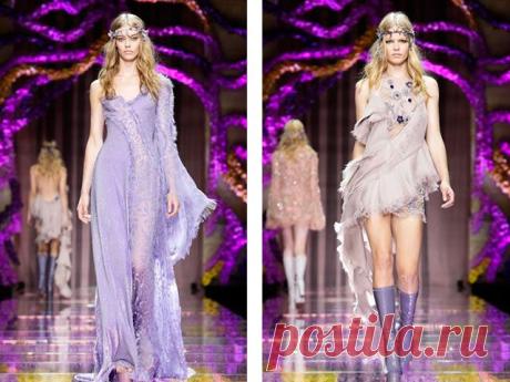 БОХО-ШИК В НОВОЙ КОЛЛЕКЦИИ ATELIER VERSACE HAUTE COUTURE ОСЕНЬ-ЗИМА 2015-2016