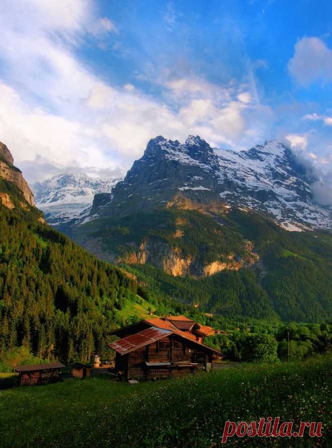 Mountain hut above Grindelwald / Switzerland (by... - Reasons Life Is Beautiful!
