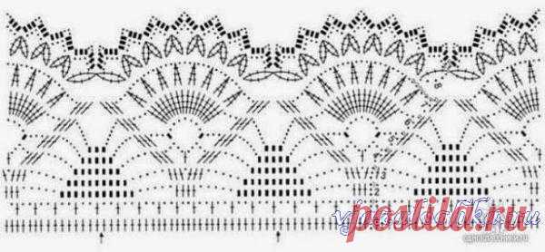 Сиреневое платье крючком от Натальи Шаповал