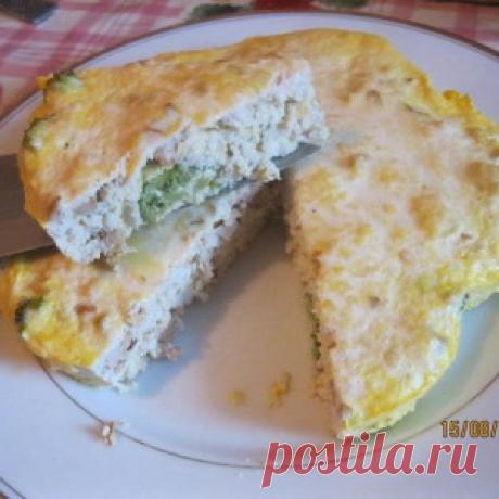 Диетическая запеканка из курицы с овощами и грибами