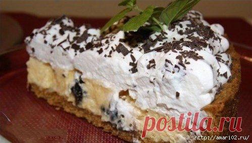 Торт с короткой выпечкой с начинкой