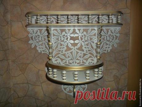 Мастерим настенную ажурную полочку / Я - суперпупер