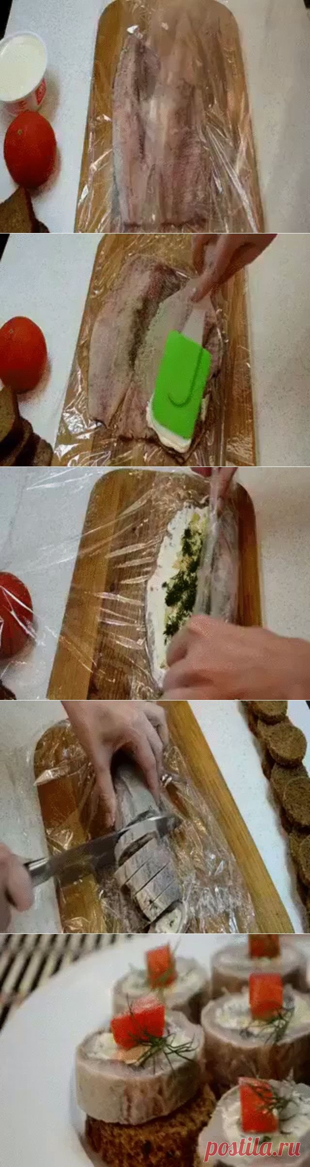 Селедочное канапе